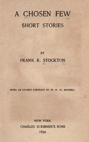 Cover of: A chosen few: short stories