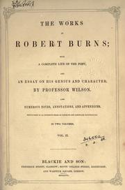 Cover of: Works by Robert Burns