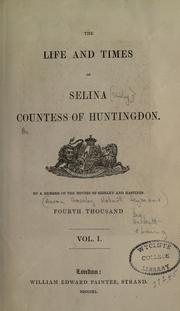 Cover of: The life and times of Selina by Aaron Crossley Hobart Seymour