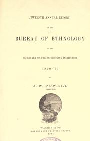 Cover of: Report on the mound explorations of the Bureau of ethnology.