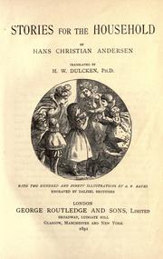 Cover of: Stories for the household by Hans Christian Andersen
