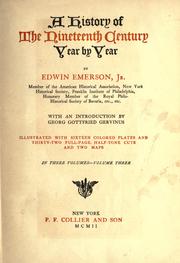 Cover of: A history of the nineteenth century year by year. by Edwin Emerson