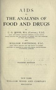 Cover of: Aids to the analysis of food and drugs