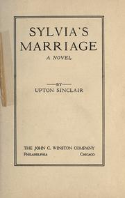 Cover of: Sylvia's marriage by Upton Sinclair