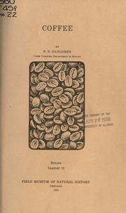 Cover of: Coffee by B. E. Dahlgren