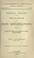 Cover of: Special report on the extent and character of food adulterations, including state and other laws relating to foods and beverages