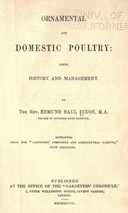 Cover of: Ornamental and domestic poultry