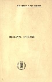 Cover of: Mediaeval England, 1066-1350.