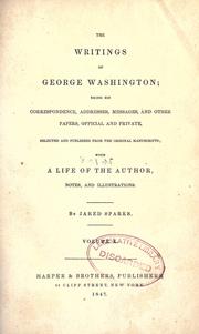 Cover of: The writings of George Washington by George Washington