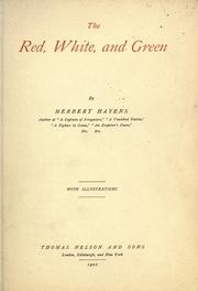 Cover of: The red, white and green