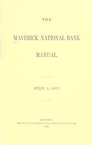 Cover of: Manual: July 1, 1887.