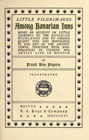 Cover of: Among Bavarian inns by Frank R. Fraprie