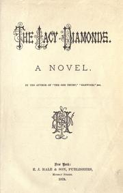 Cover of: The Lacy diamonds: a novel