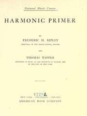 Cover of: Harmonic primer by Frederic H. Ripley