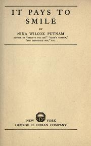 Cover of: It pays to smile by Nina Wilcox Putnam