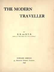 Cover of: The  modern traveller by Hilaire Belloc
