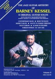 Cover of: The Jazz Guitar Artistry of Barney Kessel, Vol. 2 by Barney Kessel