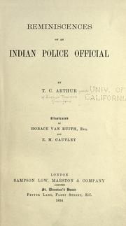 Cover of: Reminiscences of an Indian police official.