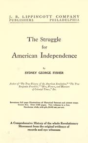 Cover of: The legendary and myth-making process in histories of the American revolution by Sydney George Fisher