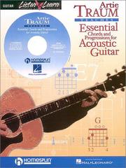 Cover of: Essential Chords and Progressions for Acoustic Guitar by Artie Traum