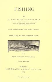 Cover of: Fishing by H. Cholmondeley-Pennell