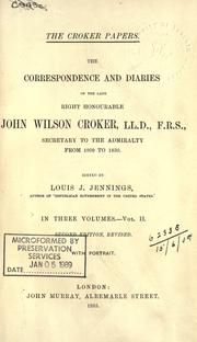 Cover of: The Croker papers by John Wilson Croker