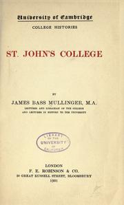 Cover of: St. John's College