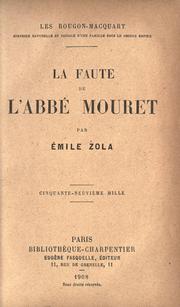 Cover of: La faute de l'abb©Øe Mouret