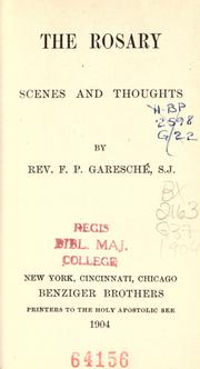 Cover of: Rosary: scenes and thoughts.