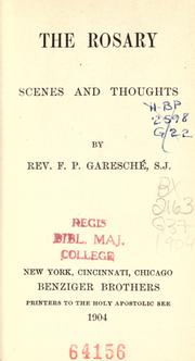 Cover of: Rosary by Garesche, F. P. S.J.