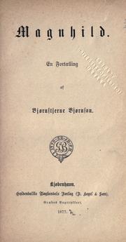 Cover of: Magnhild by Bjørnstjerne Bjørnson