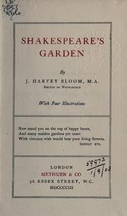 Cover of: Shakespeare's garden