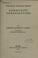 Cover of: Community organization.