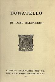 Cover of: Donatello