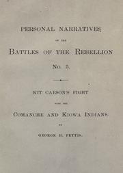 Cover of: Kit Carson's fight with the Comanche and Kiowa Indians, at the Adobe Walls on the Canadian River, November 25th, 1864