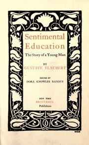 sentimental education by gustave flaubert