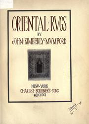 Cover of: Oriental rugs by Mumford, John Kimberly