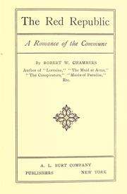 Cover of: The red republic by Robert W. Chambers