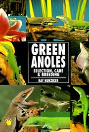 Cover of: Green Anole by Ray Hunziker