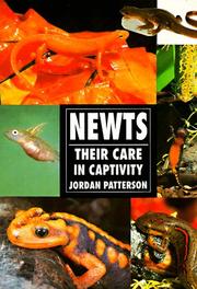 Cover of: Newts Their Care in Captivity