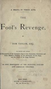 Cover of: The fool's revenge by Tom Taylor