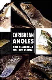 Cover of: Caribbean Anoles (Herpetology Series)