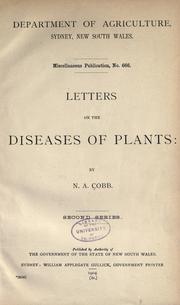 Letters on the diseases of plants by Nathan Augustus Cobb