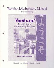 Cover of: Workbook/Lab Manual to accompany Yookoso! An Invitation to Contemporary Japanese