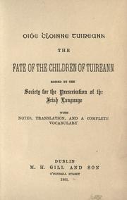 Cover of: Oi©ʹDe ©Æcloinne Tuireann = The fate of the children of Tuirean