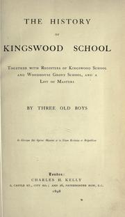 Cover of: The history of Kingswood School by Arthur Henry Law Hastling