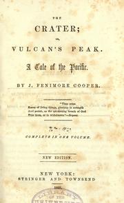 Cover of: The crater by James Fenimore Cooper