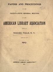 Cover of: Proceedings. by American Library Association