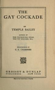 Cover of: The gay cockade