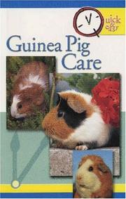 Cover of: Guinea pig care. by 